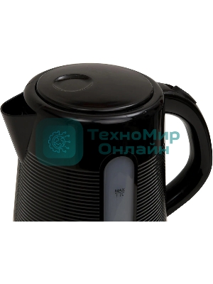 Чайник электрический Oasis making everywhere K-1PB 1.7 л, 2200 Вт, черный