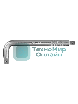 Вороток Г-образный Denzel 300x100 мм, квадрат 3/4