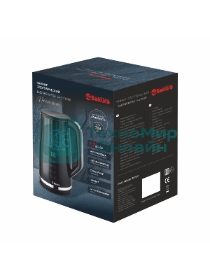 Чайник электрический Sakura SA-2173DBK Premium