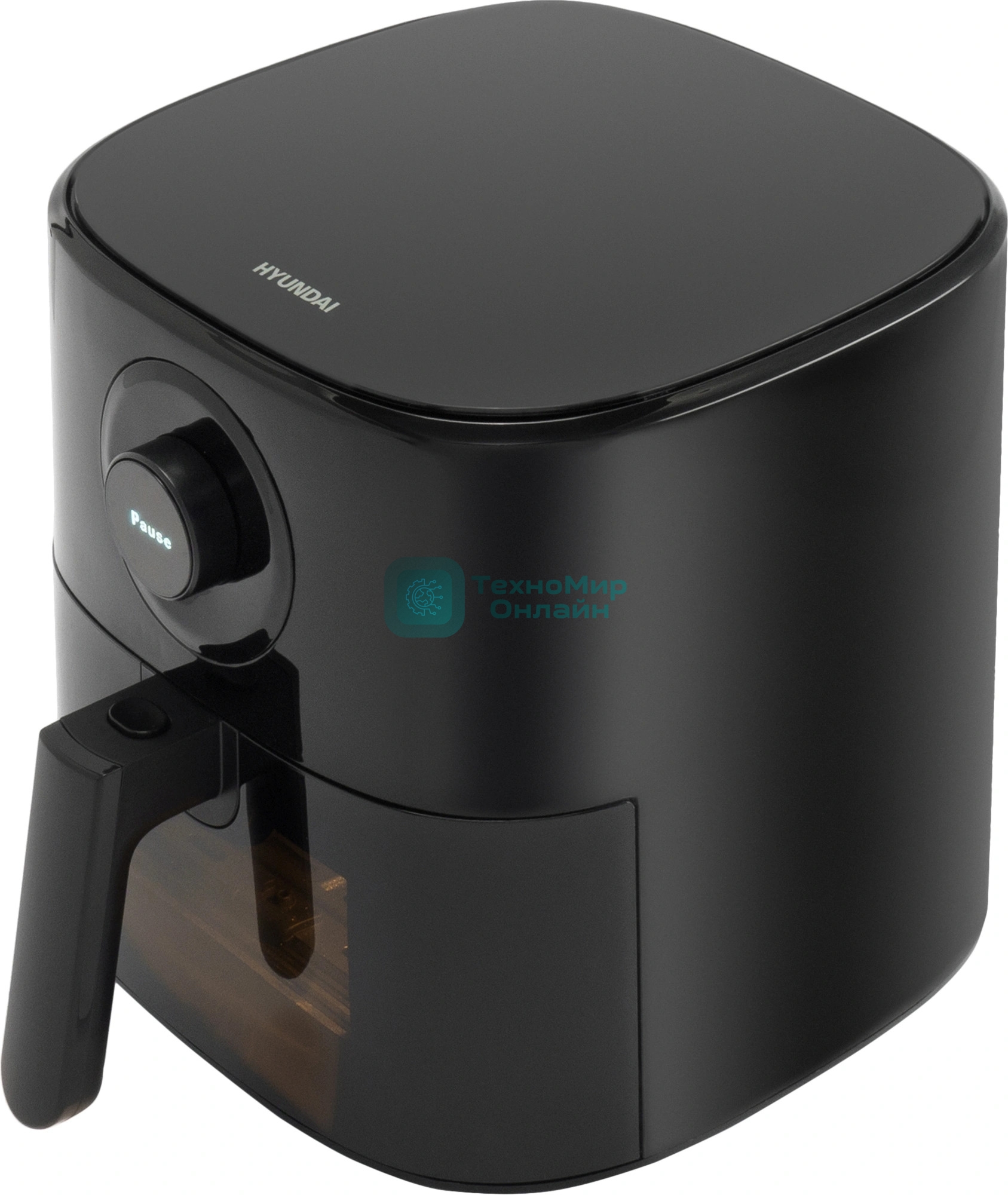 Аэрогриль Hyundai HYF-5003 черный, 1500 Вт, 5.5 л, сенсор, 25 программ