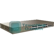 Коммутатор управляемый PoE IP-COM G5328XP-24-410W L3, 26 портов, 24x1 Гбит/с, SFP+ 4x10 Гбит/с