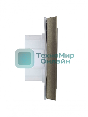 Рамка 1-местная IEK BRITE РУ-1-БрШ-44 IP44 шампань