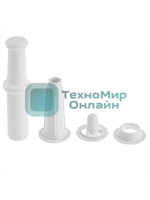 Мясорубка электрическая АКСИНЬЯ КС-2004 белый, 3000 Вт, 3.0 кг/мин, реверс, защита от перегрузки, насадки - 6