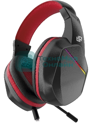 Гарнитура Oklick HS-L335G чёрный, проводная, USB-C/3.5 мм