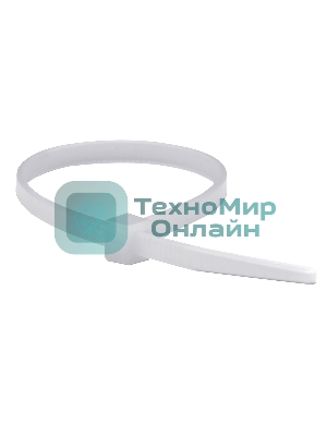 Хомут кабельный DKC 25207SR 2.5х200 полиамид белый (уп. 100 шт)