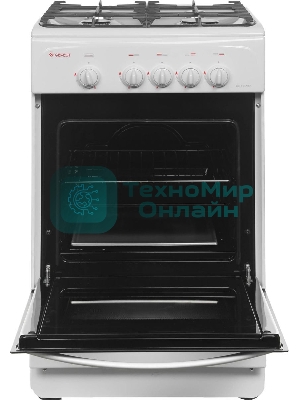 Плита газовая Gefest CG 50М02 К73 белый, конфорок 4 шт, духовка 42 л, 50 см x 85 см x 53 см