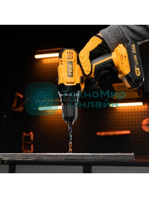 Сверло по металлу Denzel 6,5 мм, HSS-Tin, Golden Tip, 10 шт.