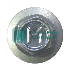 Саморез кровельный Руфкомплект 4.8х19 по металлу сверло №2 шайба d=14мм с EPDM прокладкой оцинкованный