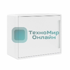 Щиток настенный FRAME DKC F08W1WW 8мод. с бел. дверцей с 2 шинами PEN на 6 и 8 отверст. белый