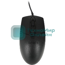 Мышь проводная A4Tech OP-720 черный, 1200 dpi, USB, кнопки - 3