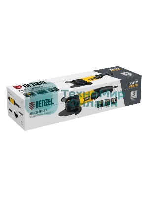 Машина шлифовальная угловая Denzel AGL230-2400, 2400 Вт, 230 мм, 6600 об/мин