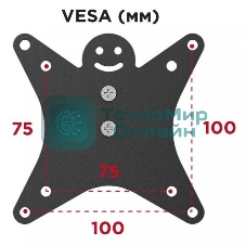 Кронштейн настольный для мониторов HOLDER MDS-M101 черный