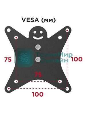 Кронштейн настольный для мониторов HOLDER MDS-M101 черный