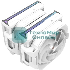 Кулер для процессора Alseye W700-W(USA) белый, 120 мм, алюминий/медь, 2200 об/мин, 35.3 дБ, 4 pin, 230 Вт, 159 мм
