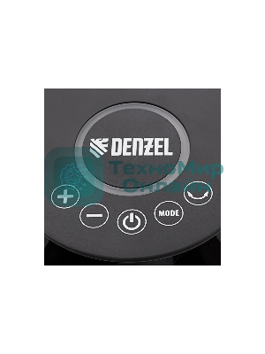 Тепловентилятор керамический Denzel DTFC-2000, 1000/2000 Вт, 20 м2, пульт, 3 режима, термостат