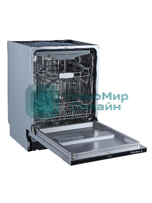 Встраиваемая посудомоечная машина Бирюса DWB-614/6, черный, 59.8 см, 14 компл., 47 дБ, класс A++