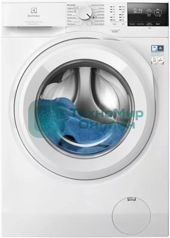 Стиральная машина Electrolux EW7F2481UE белый, загрузка фронтальная 8 кг, 1400 об/мин., класс: А