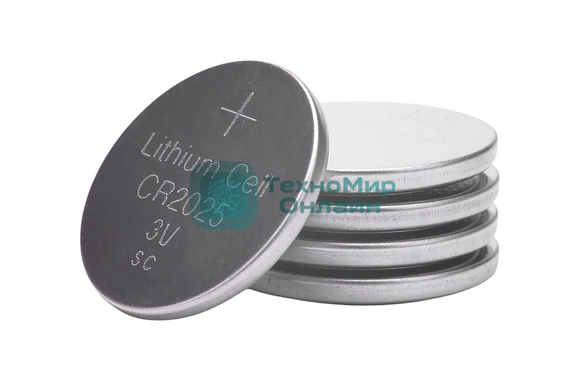 Батарейки литиевые Gembird Gb-CR2025-5B, тип CR2025, 5шт, блистер