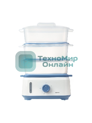 Пароварка электрическая Centek CT-1462 9л 1050Вт, таймер 60 мин, 3 контейнера, чаша для риса, резервуар 1,5л.