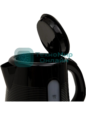 Чайник электрический Oasis making everywhere K-1PB 1.7 л, 2200 Вт, черный