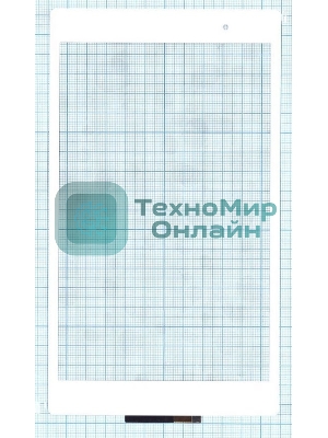 Сенсорное стекло (тачскрин) для Acer Iconia One B1-780, белое с рамкой