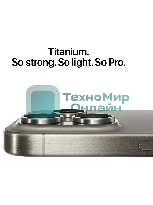 Смартфон Apple iPhone 15 Pro Max A3108 8Gb, 1Tb, Natural Titanium