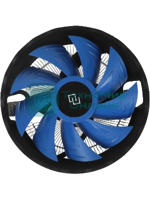 Кулер Digma D-CPC95-PWM2 синий/черный 120мм алюминий 1500rpm 29db 4-pin 95W 66мм