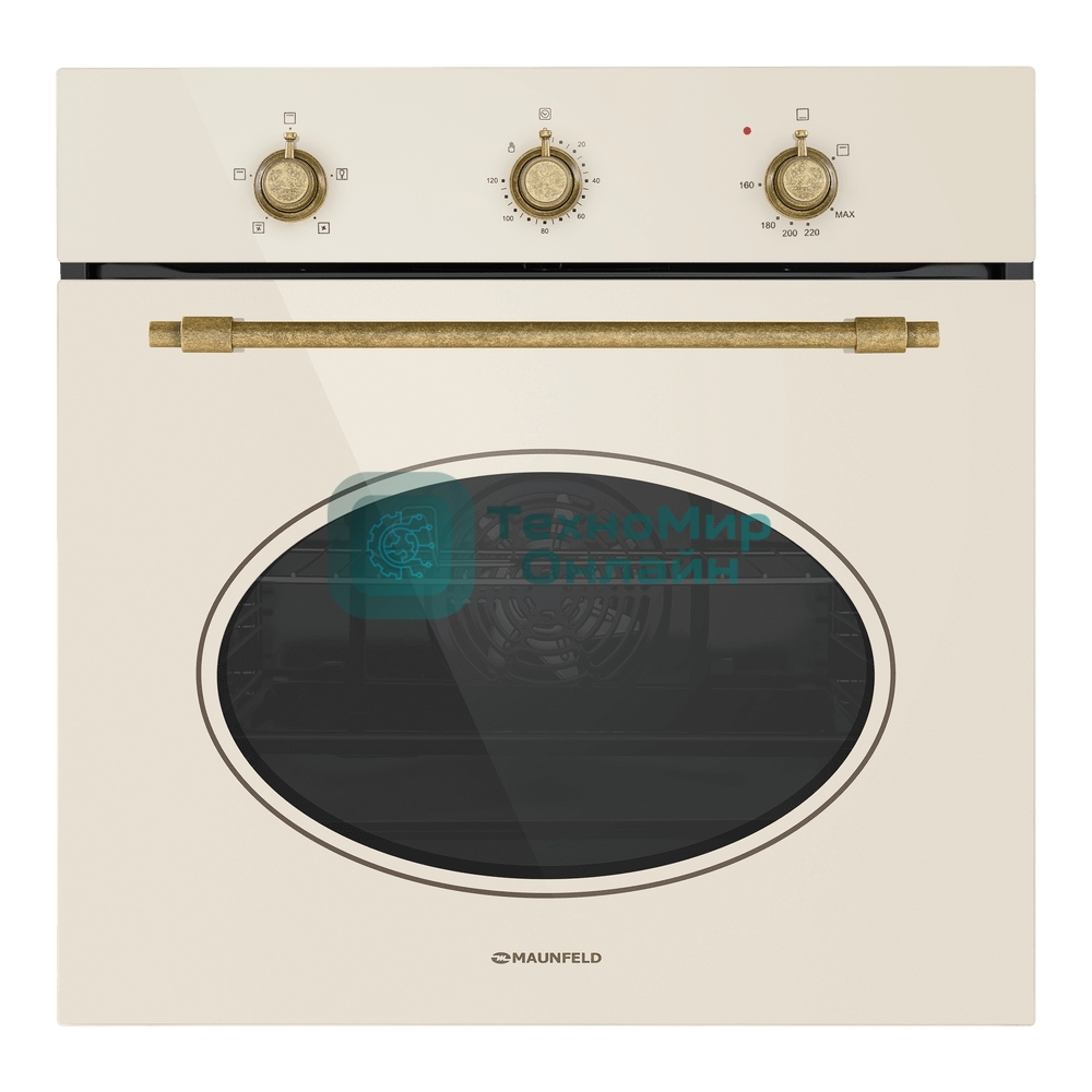 Шкаф духовой газоэлектрический MAUNFELD EOGC604RIB.MT Slim