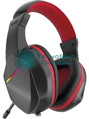 Гарнитура Oklick HS-L335G чёрный, проводная, USB-C/3.5 мм