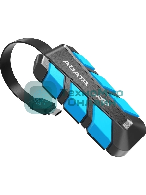 Внешний SSD ADATA SC740, 1TB, USB 3.2 Gen 2 Type-C, R/W 1050/1000, синий