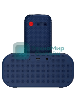 Мобильный телефон Maxvi RT-04 + док-станция, синий