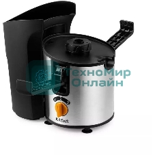 Соковыжималка центробежная Kitfort КТ-1138 800Вт рез.сок.:1000мл. черный/нержавеющая сталь
