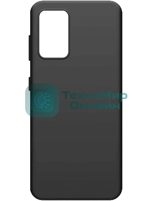 Чехол (клип-кейс) BORASCO Silicone Case, для Samsung Galaxy A32, черный