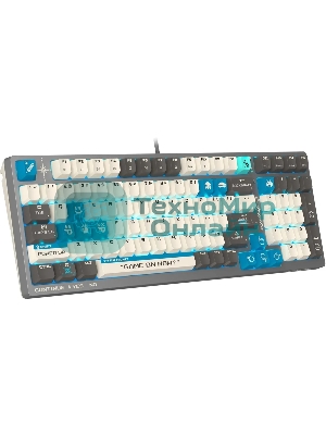 Клавиатура проводная A4Tech Bloody S98 Pixels Blue USB серый/бежевый