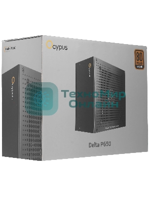 Блок питания Ocypus Delta P650, 650W, APFC, 80+ Bronze, ATX 2.53, 120мм Fan (P650-BF)