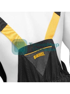 Полукомбинезон профессиональный рабочий Denzel 65% полиэстер 35% хлопок, XL