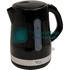 Чайник электрический Oasis making everywhere K-1PB 1.7 л, 2200 Вт, черный