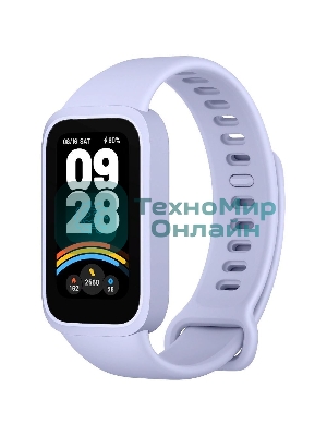 Фитнес-браслет Xiaomi Smart Band 9 Active TFT корп.:фиолетовый рем.:фиолетовый (BHR08L3GL)