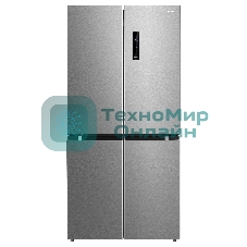 Холодильник Korting KNFM 84177 X нержавеющая сталь трехкамерный 305/169л морозилка снизу, No Frost