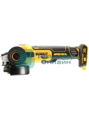 Угловая шлифовальная машина аккумуляторная бесщеточная DeWalt 20 В, 2 АКБ и ЗУ, 125 мм. DCG405P2