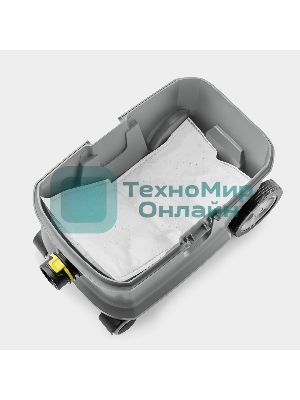 Пылесос Karcher T 10/1 серый/черный, 585 Вт, уборка сухая, пылесборник мешок/контейнер, 10 л