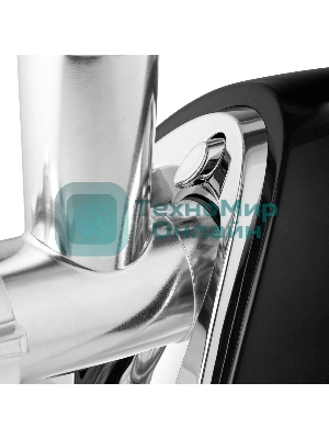 Мясорубка электрическая Maunfeld MF-233BK черный, 1360 Вт, 1.5 кг/мин, реверс, металлический лоток, насадки - 5