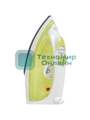 Утюг Energy EN-327 желтый/белый, 1600 Вт, 15 г/мин, 80 г/мин, 200 мл