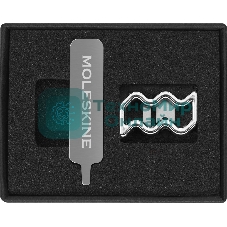 Шильд-символ Moleskine Zodiac Водолей, металл, серебристый, коробка с европодвесом, PINAQUARIUSSILV