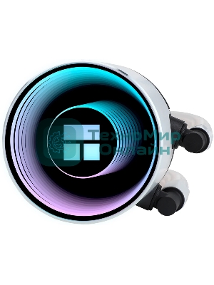 Водяное охлаждение для процессора Thermalright Frozen Notte 240 White ARGB V2 белый (240мм, ARGB/ Fans: 2x120мм, 72.37CFM, 27.7dBA, 2000RPM/ Pump height 54мм, 28dBA, 5300RPM, Rad thickness 27мм/ S: 1200, 1700, 1851, 2011, 2066, 115X, AM2, AM2+, AM3, AM3+, AM4, AM5, FM1, FM2, FM2+)