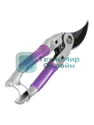 Секатор прямого реза Palisad BASE 225 мм, металлические рукоятки, ПВХ оболочка