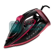 Утюг Galaxy GL 6133 черный/розовым, 3200 Вт, 80 г/мин, 240 г/мин, 320 мл