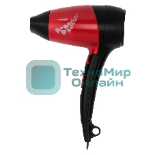 Фен Starwind SHD 7065 1400Вт черный/красный