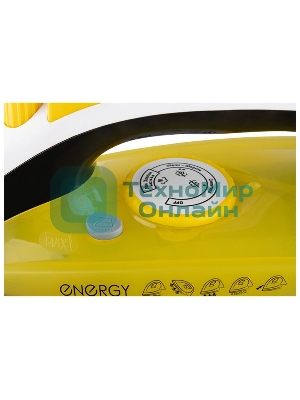 Утюг ENERGY EN-349 желтый/черный, 2200 Вт, 12 г/мин, 280 мл