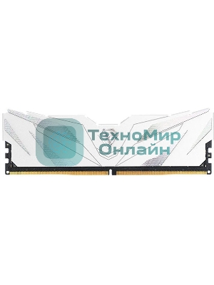 Оперативная память Netac Shadow II, DDR5, 16Gb (1x16 GB), 6000 MHz, CL38, DIMM, радиатор, белый